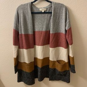 Pinque Striped Cardigan